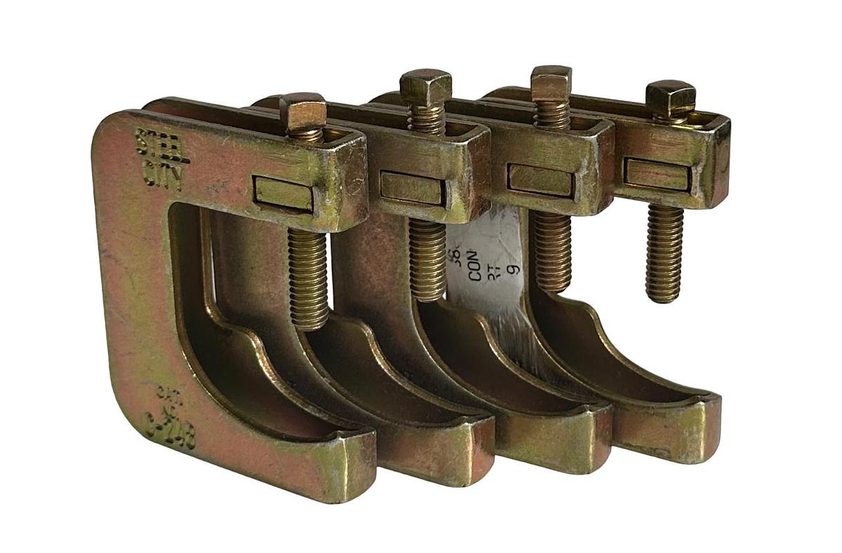 Used 4 NEW KINDORF C-248 / C248 CONDUIT CLAMPS 1/2-1 3/4 1-0.5 1.25-1 STL