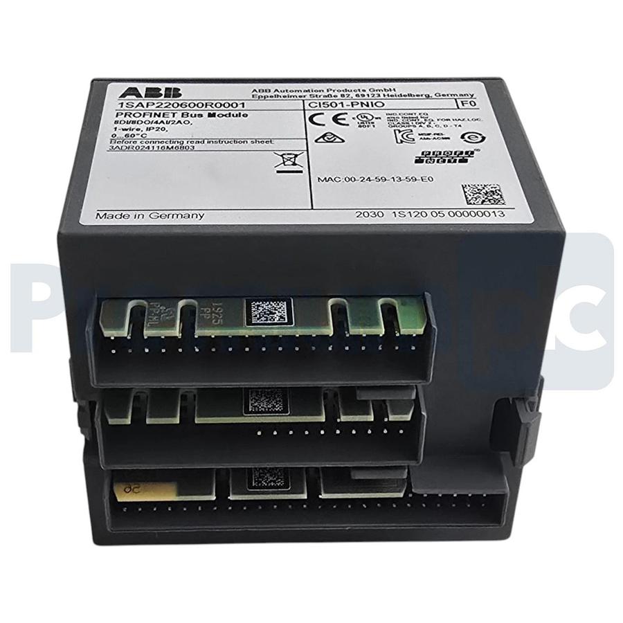 ABB CI501-PNIO | 1SAP220600R0001 AC500/S500 PROFINET Bus Module 8DI/8DO/4AI/2AO