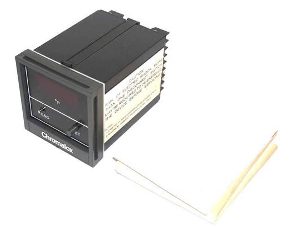 Used NEW CHROMALOX 3913-70112 TEMPERATURE CONTROLLER 0-1999 DEG. F TYPE K 391370112