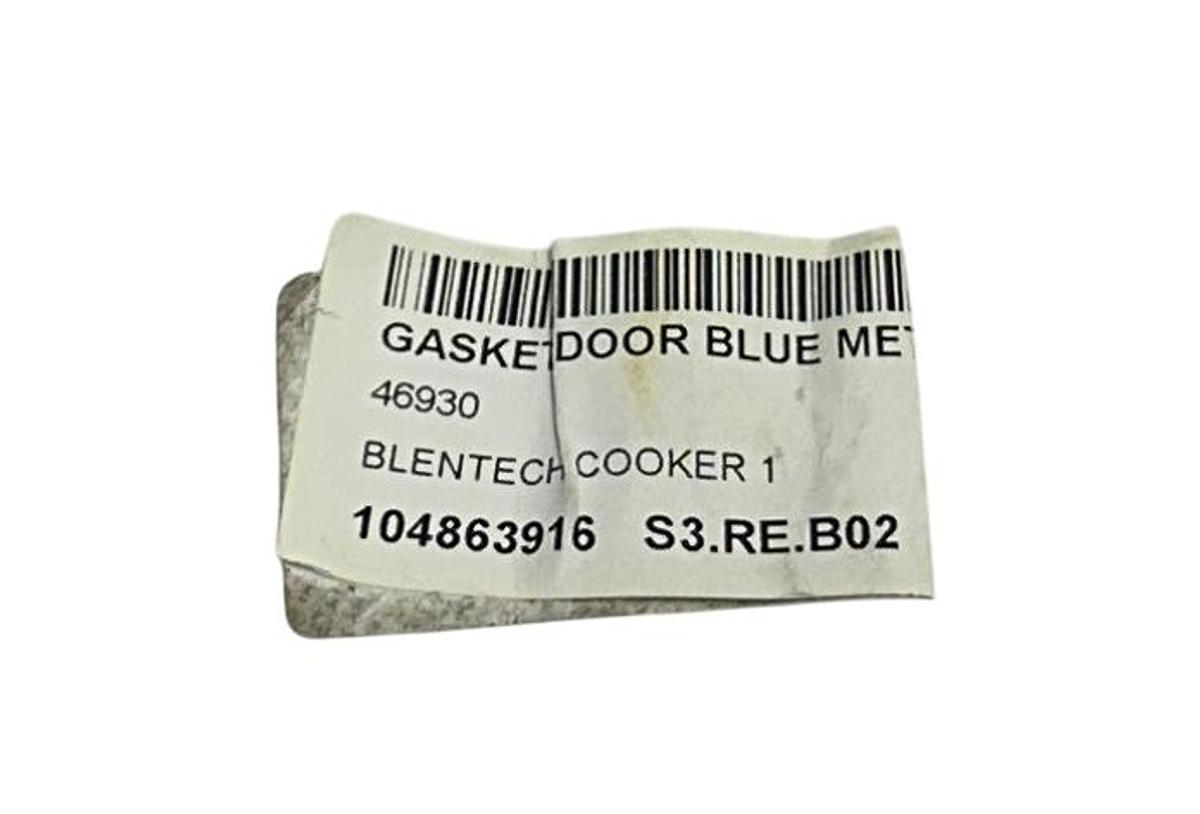 Used ERSA 46930 OEM BLUE DOOR GASKET FOR METAL DETECTOR BLENTECH COOKER NSNP