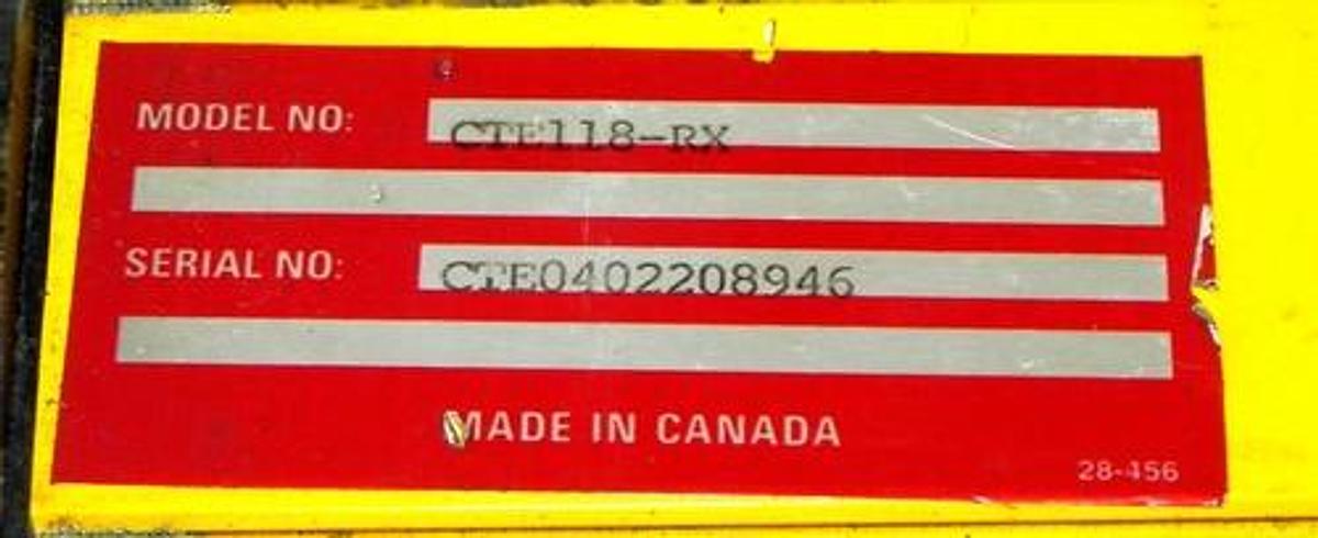 Used ISB MERLIN CTE118-RX LIGHT CURTAIN CTE118RX