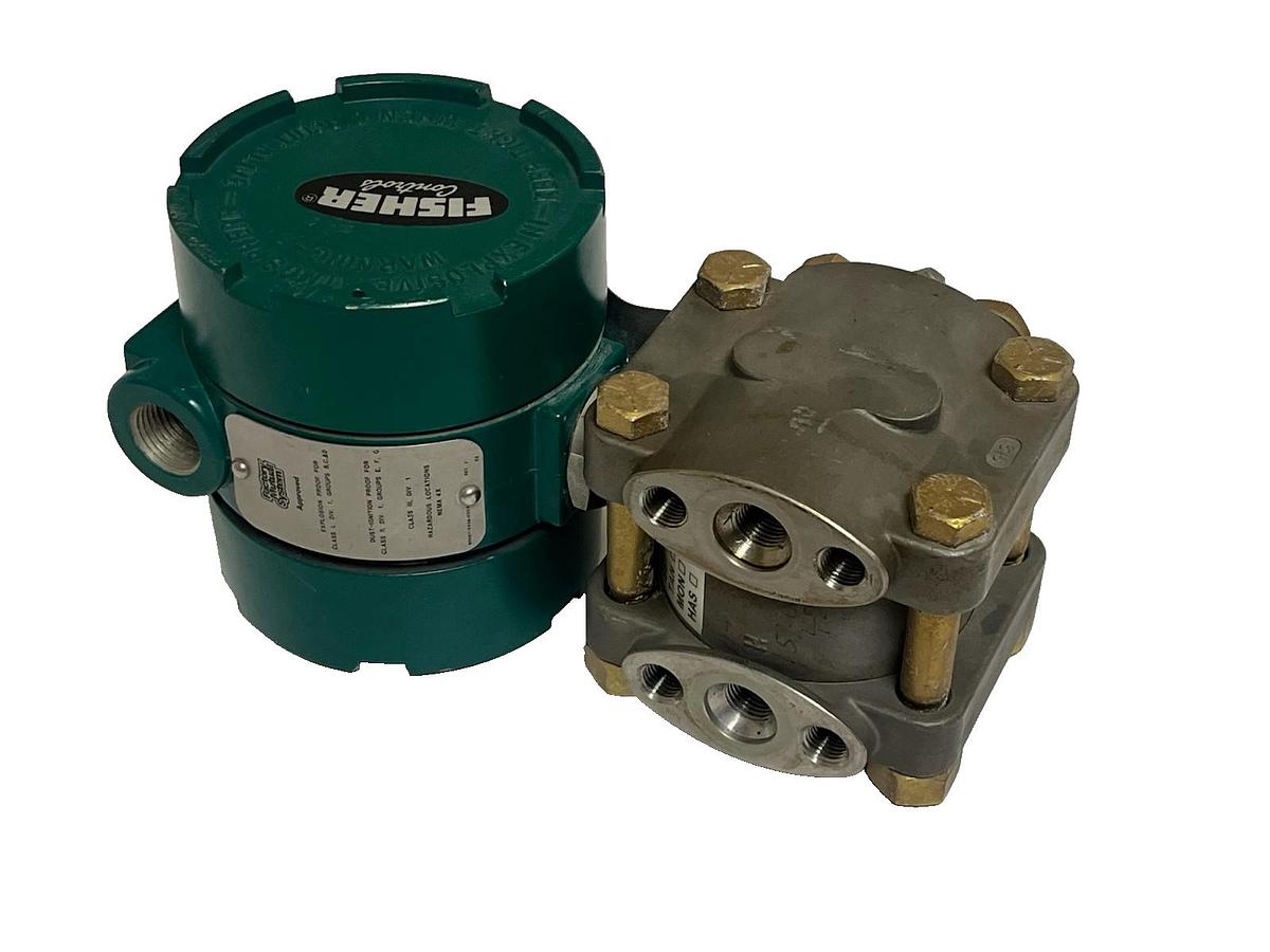Used FISHER CONTROLS 115-1DP4E22 PRESSURE TRANSMITTER 4-20MA 45VDC 2000PSI 1151DP4E22