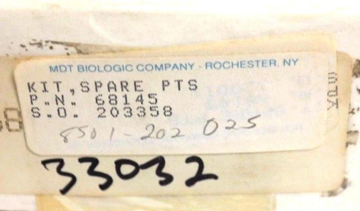 NIB MDT BIOLOGIC COMPANY 68145 SPARE PARTS KIT