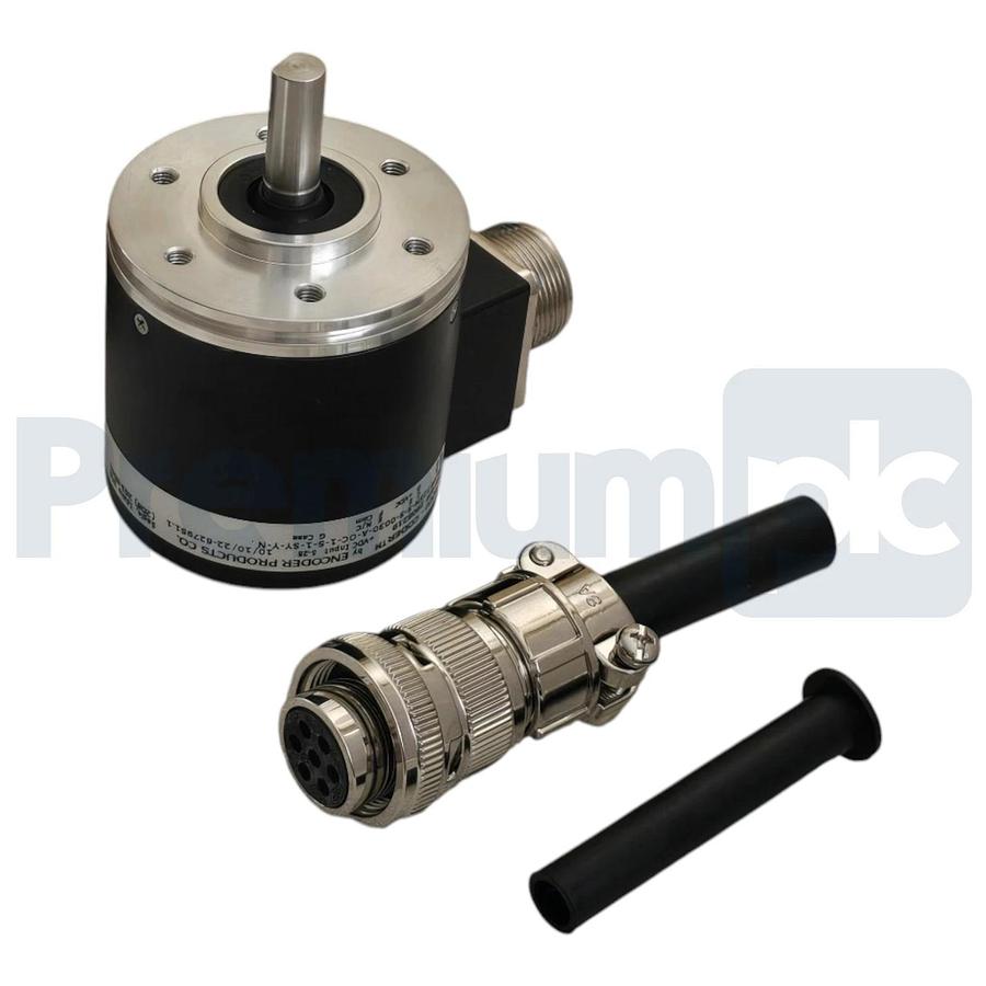 Accu-Coder 725N-S-S-0030-A-OC-1-S-1-SY-Y-N Incremental Shaft Encoder 3/8" 7-Pin
