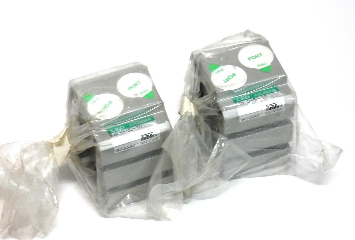 Used LOT OF 2 NEW CKD SSD-0-32-10 COMPACT CYLINDERS SSD03210