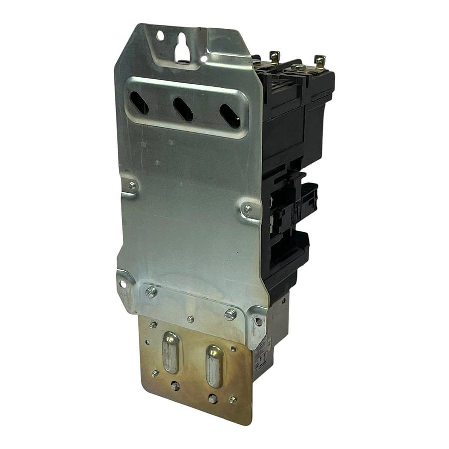 Used Allen-Bradley 509-DOD-XXX /A Size 3 Starter 90A 110/120V Coil  w/ 592-EEGD Relay