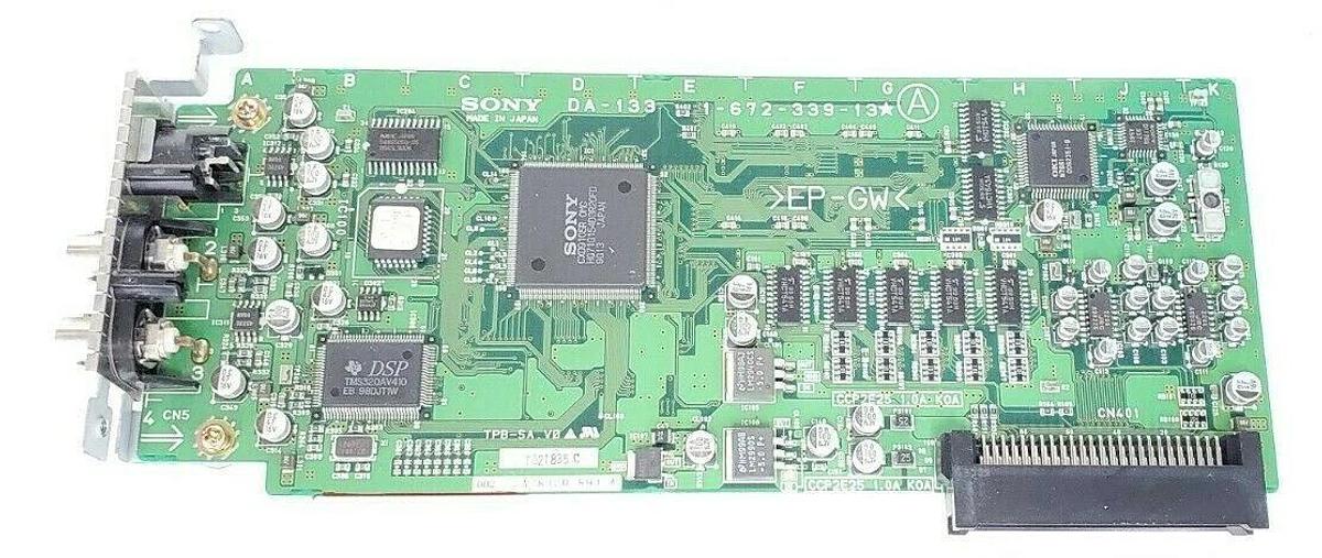 Used SONY DA-133 1-672-339-13 DIGITAL SURVEILLANCE S VIDEO OUTPUT BOARD A-8320-893-A
