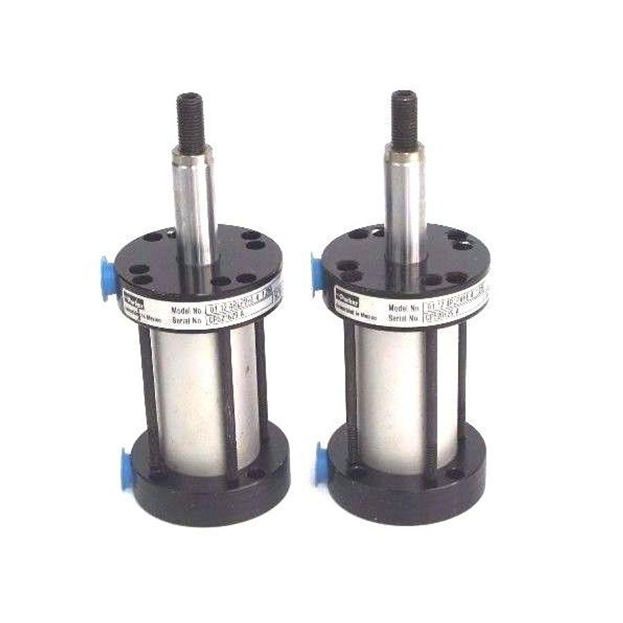 Used LOT OF 2 NEW PARKER 01.12 4RLPVHE 4 1.250 PNEUMATIC CYLINDERS 01124RLPVHE41250