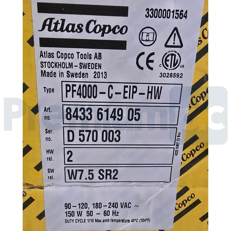 ATLAS COPCO PF4000-C-EIP-HW 8433.6149.05 TENSOR POWER FOCUS 4000 CONTROLLER NSMP