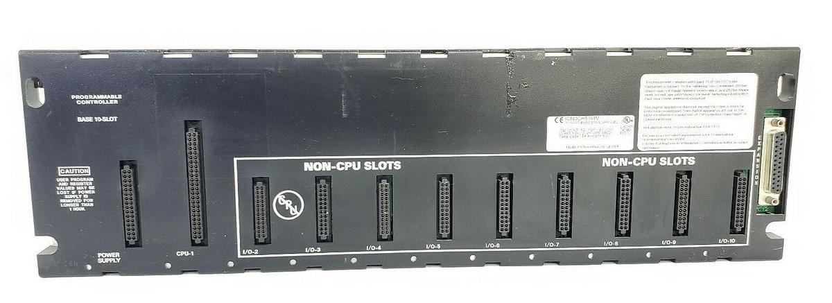 Used GE FANUC IC693CHS391M IC693CHS391M CPU MODULE BASE 10-SLOT EMI ENHANCED