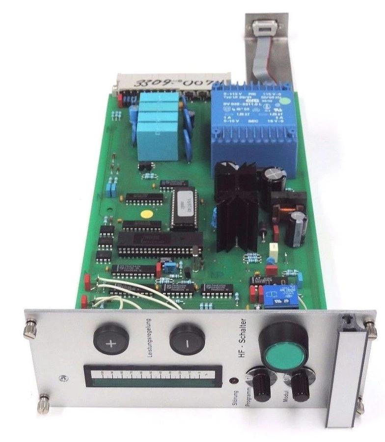 Used ELMA D-78224 SINGEN / 930-1820 PM 4.1 40KHz , HF-SCHALTER PROGRAMMING BOARD