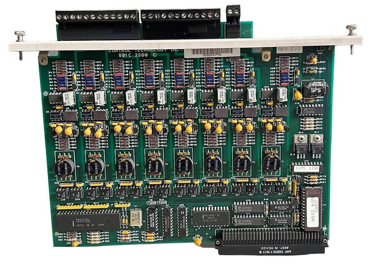 Used CONTROL TECHNOLOGY INC SIEMENS 901C-2560 / 901C2560 ISOLATED ANALOG INPUT MODULE
