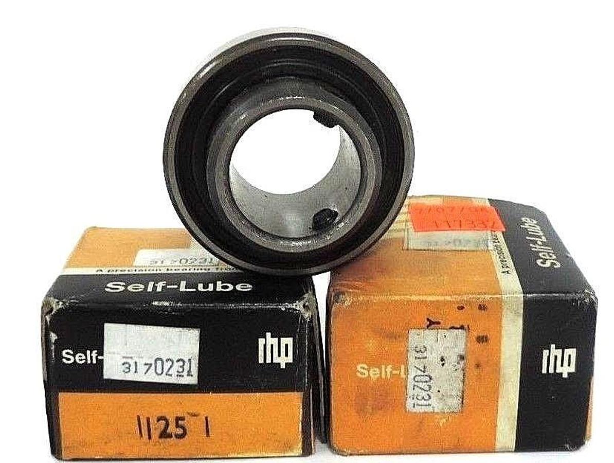 Used LOT OF 2 NIB RHP 1125-1 SELF LUBE BEARINGS 11251