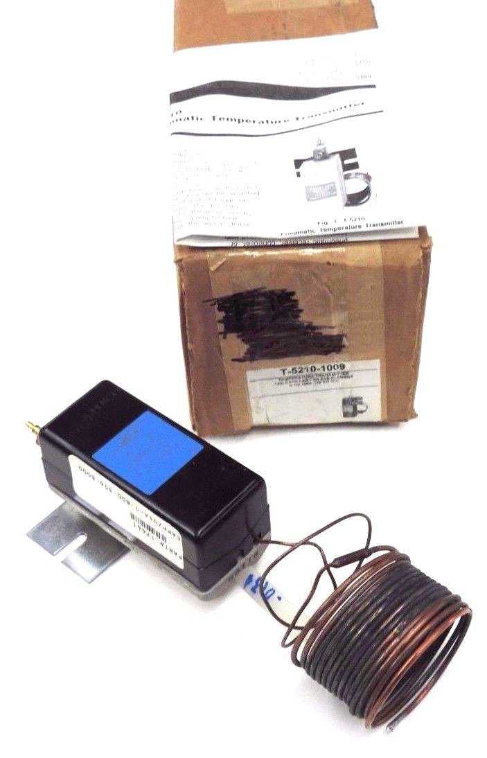 Used REPAIRED JOHNSON CONTROLS T-5210-1009 TEMP. TRANSMITTER 0/100 DEG. F., T52101009