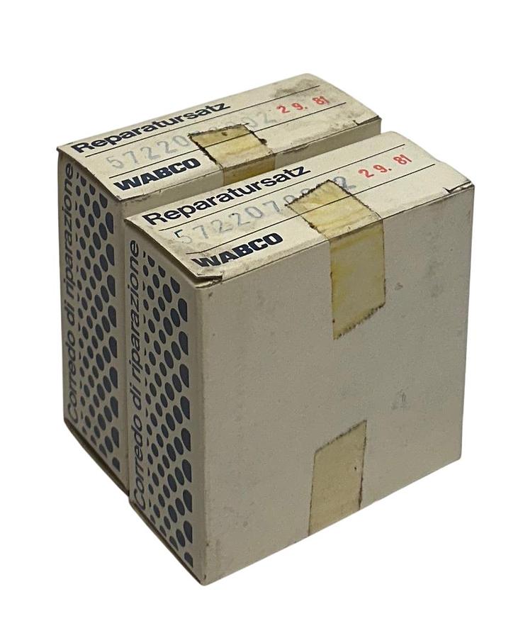 Used 2 WABCO WESTINGHOUSE 5722070002 OEM REPAIR KITS / REPLACEMENT PARTS NSMP