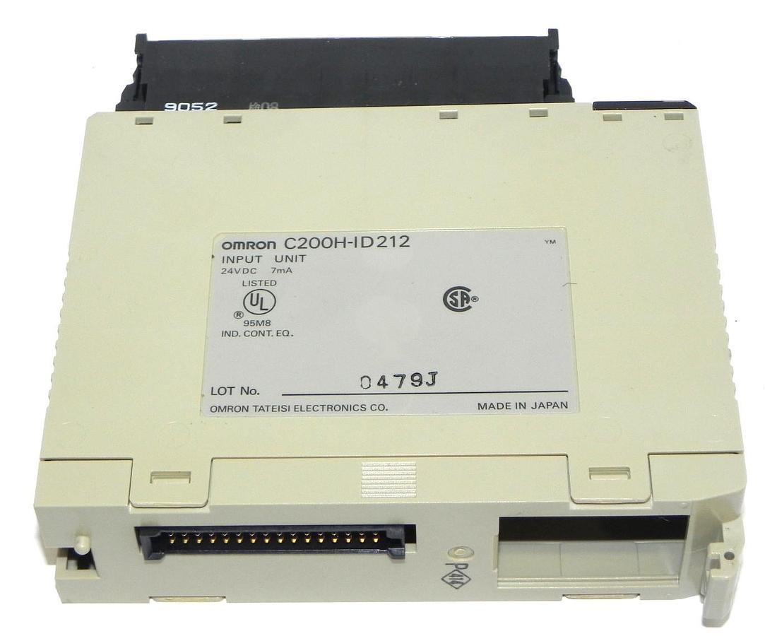 Used OMRON C200H-ID212 INPUT MODULE 24VDC 7mA C200HID212
