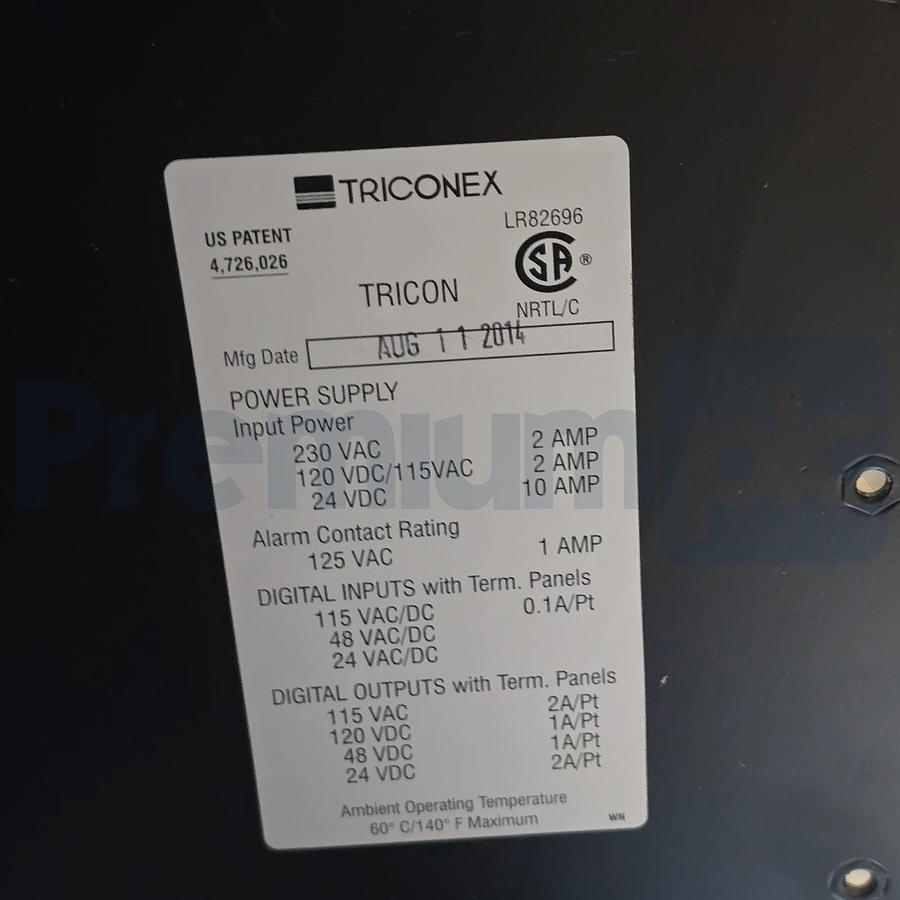 Used Triconex 8110 EcoStruxure Tricon SIS High Density Main Chassis 3000602-100 NEW