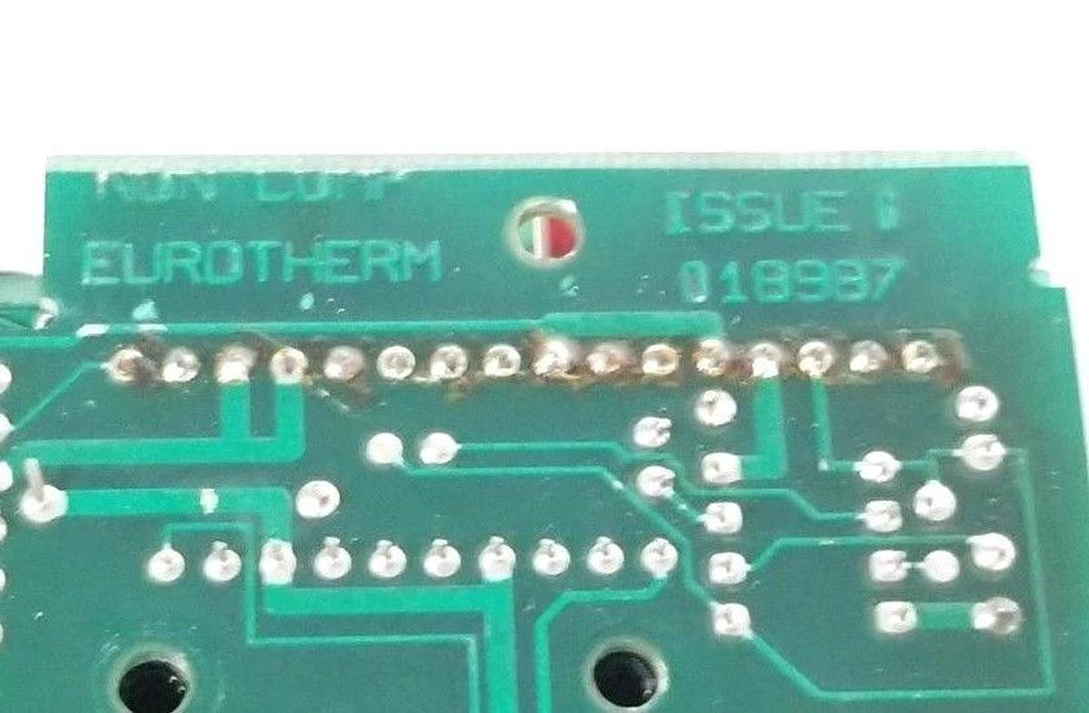 Used EUROTHERM CONTROLS 018987 CONTROL BOARD ISS. 6 W/ 018986 ISS. 4 BOARD