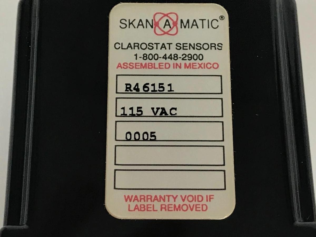 NEW SKAN-A-MATIC R46151 PHOTOELECTRIC RELAY 115VAC