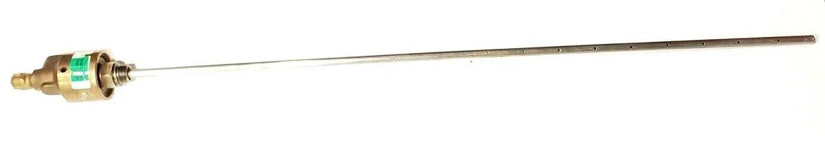 Used DEUBLIN 255-000-284 ROTARY UNION JOINT W/ ~3FT METAL EXHAUST HOSE 255000284