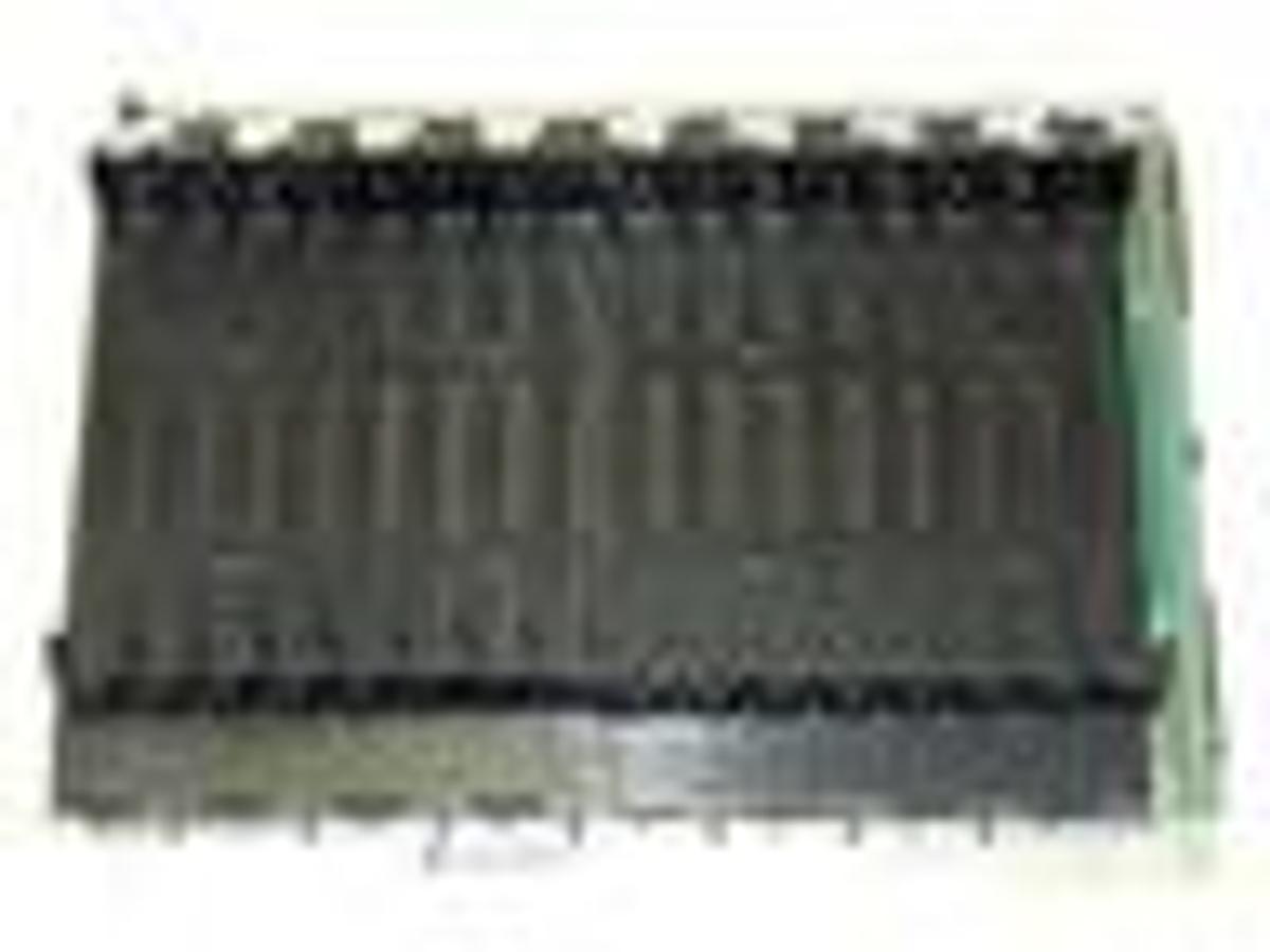 Used TEXAS INSTRUMENTS 500-5848 RACK I/O 14 MODULE BASE ASSY. NO. 2491573-0001