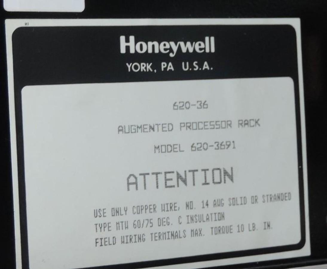 Used HONEYWELL 620-3691 AUGMENTED PROCESSOR RACK 6203691