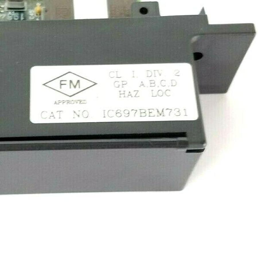 Used GE FANUC IC697BEM731L BUS EXPANSION MODULE 44A729723-G01 IC697BEM731