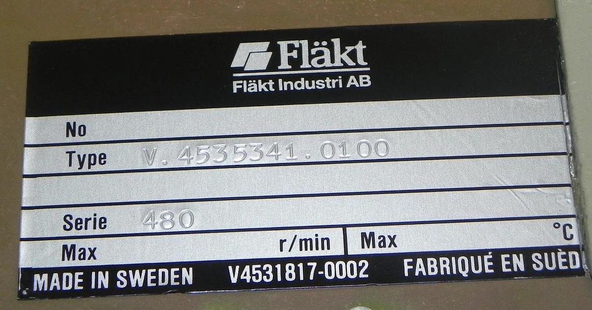 Used FLAKT V.4535341.0100 CONTROLLER EPIR SERIES 480