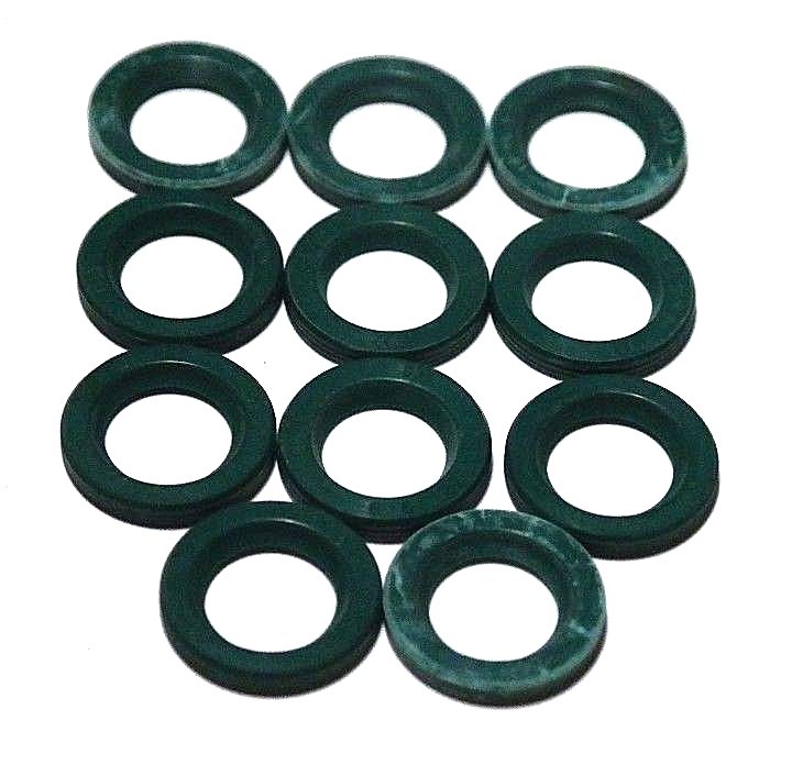 Used LOT OF 11 NEW KRONES 0-166-02-433-5 SEAL RINGS 0166024335