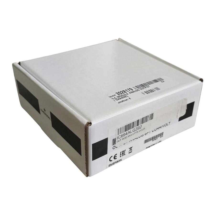 Used GE FANUC EMERSON IC694ALG392 PACSystems RX3i OUTPUT MODULE ANALOG 8PT NSFS