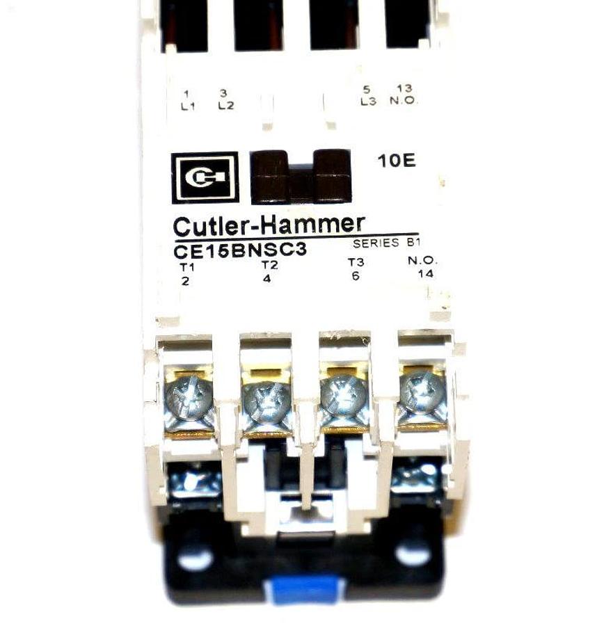 Used CUTLER HAMMER AE317TNS3A COMB. MTR. CNTLR. W/ CE15BNSC3, A307TN