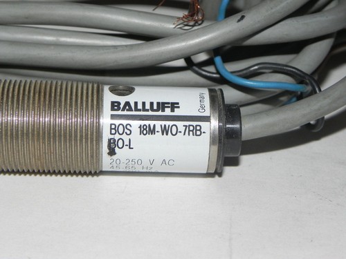 Used BALLUFF BOS18MWO7RBBOL PROXIMITY SWITCH BOS 18M-WO-7RB