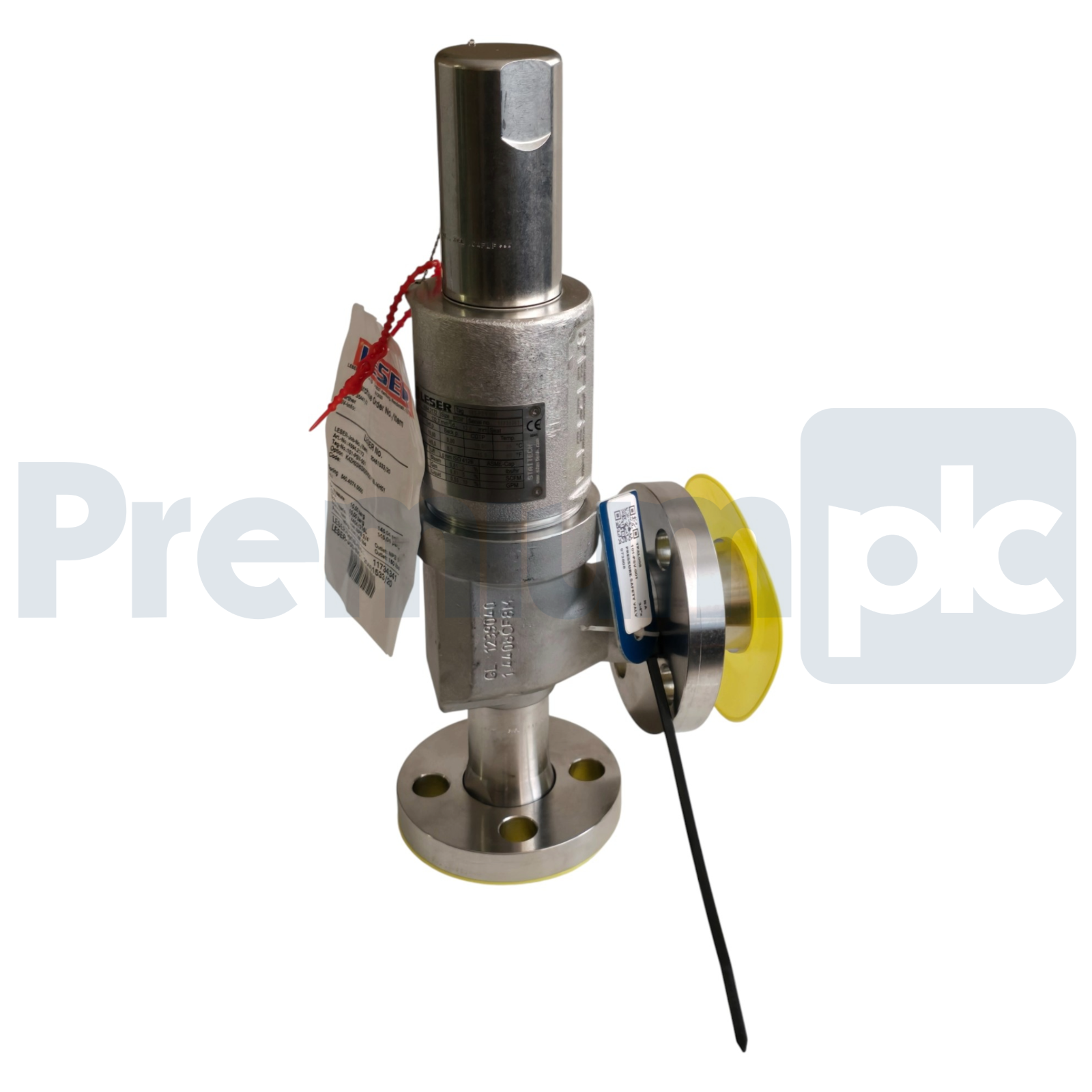Used LESER 4594.2172 459 S/S Pressure Safety Relief Valve IN 3/4" OUT 1" 145psig NSNP
