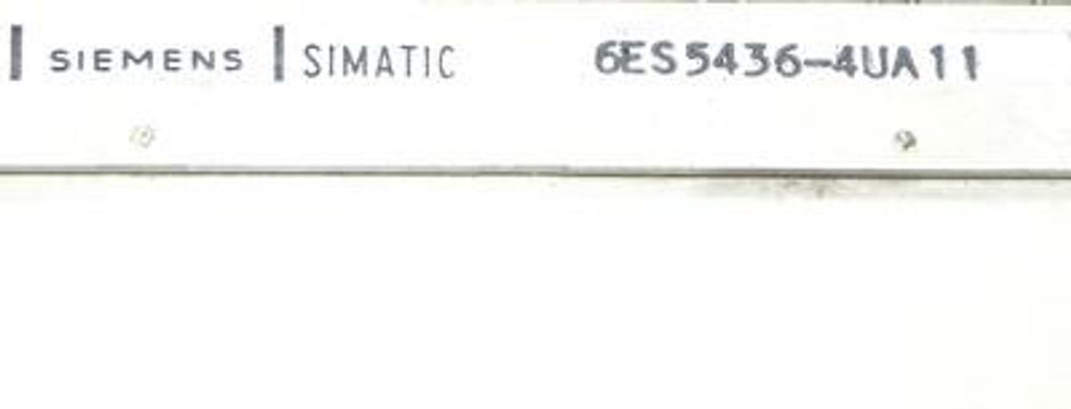 Used SIEMENS 6ES5436-4UA11 INPUT MODULE 6ES54364UA11