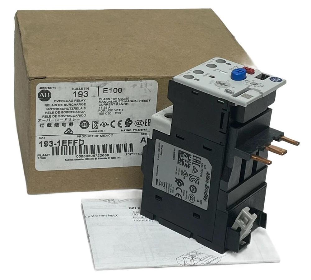 Allen Bradley 193-1EFFD Ser A Electronic Overload Relay 20-100A - NSMP