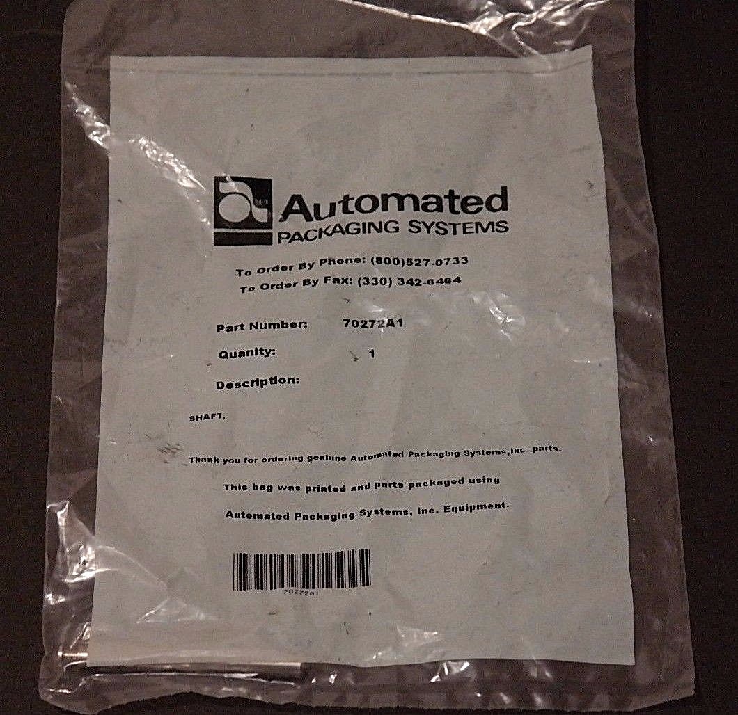 NEW AUTOMATED PACKAGING SYSTEMS 70272A1 SHAFT