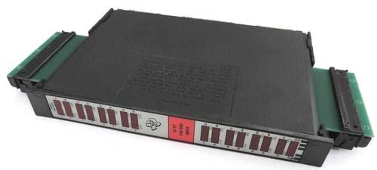 Used TEXAS INSTRUMENTS 500-5055 INPUT MODULE 32POINT DIGITAL 110VAC 50/60HZ, 5005055