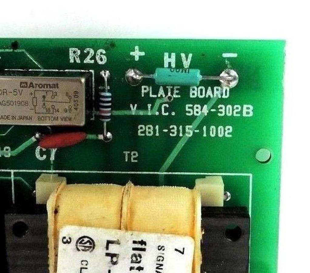 Used VIC 584-302B PC BOARD WITH PM501 POWER SUPPLY 584302B