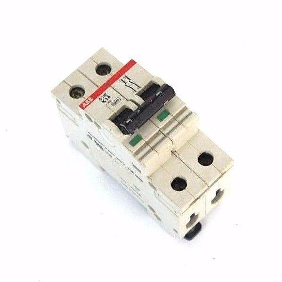 Used ABB S282-K1 CIRCUIT BREAKER, 1AMP, 2POLE, 277/480VAC, S282K1A