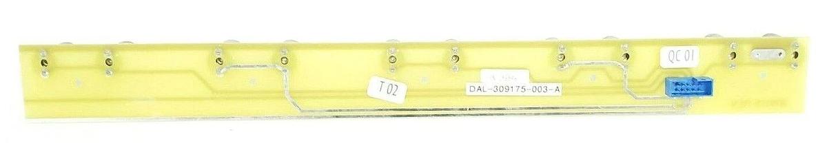 Used QUALITROL DAL-309175-003-A LAMP DISPLAY ANNUNCIATOR BOARD 309175