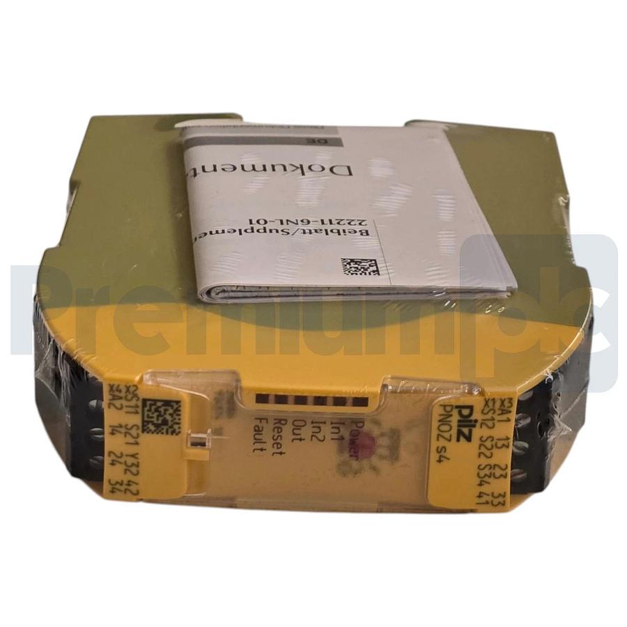 Sealed Pilz PNOZ s4 24VDC 3n/o 1n/c Safety Relay PNOZs4 Ident No 750104 NSFS