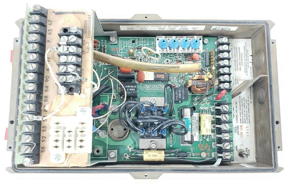 Refurbished REPAIRED GE 6VFW2050A2 STATOTROL II DRIVE 44B331753-G220 6VFWC2050A2 6VRC2001A2