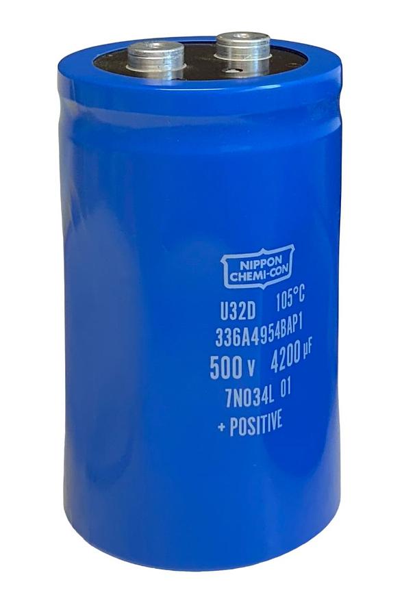 Used NIPPON CHEMI-CON 336A4954BAP1 / 100001257 CAPACITOR 4200uF 500V U32D NSNP