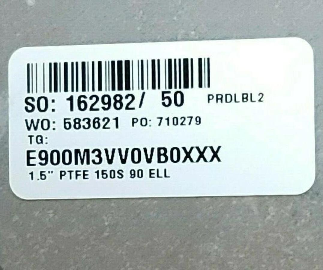 NEW EDLON CRANE A395-150 1-1/2'' FLANGED PTFE LINE ASTM F1545 PIPE R6290VV-024