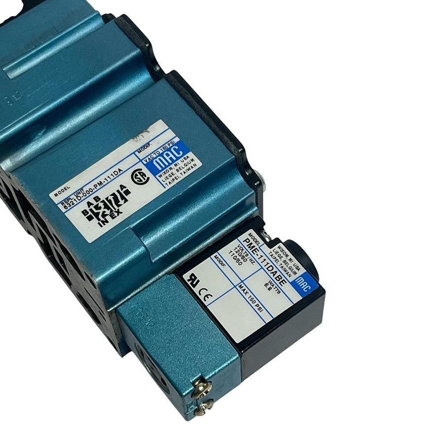 Mac 6321D-000-PM-111DA Solenoid Operated Pneumatic Valve PM-111DA 120VAC - NSNP