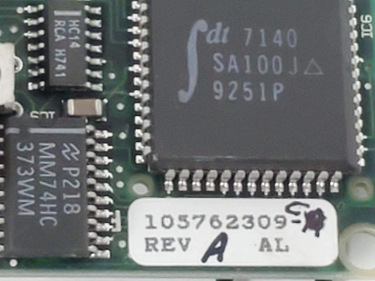 Used BOSTON FINCOR 105762309-C INTERFACE BOARD REV. A AL, 106295901M0S-A V1.5