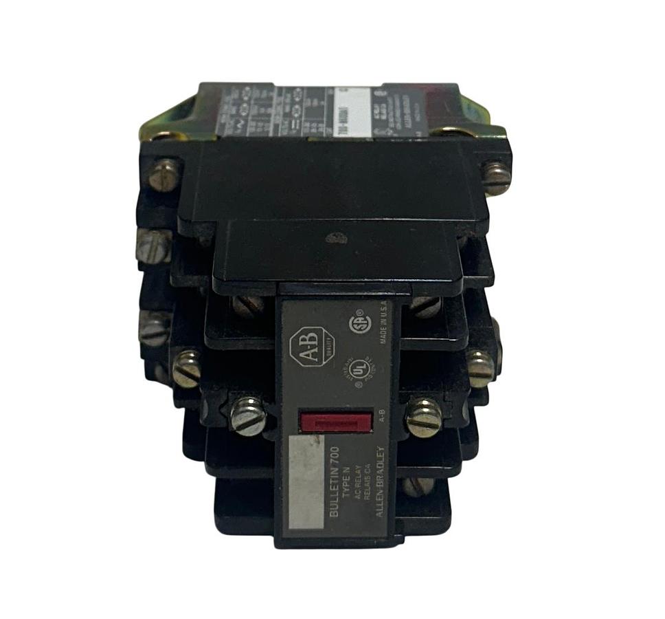 Used ALLEN BRADLEY 700-N600A1 /C BULLETIN 700 AC CONTROL RELAY 120-300VAC USNP