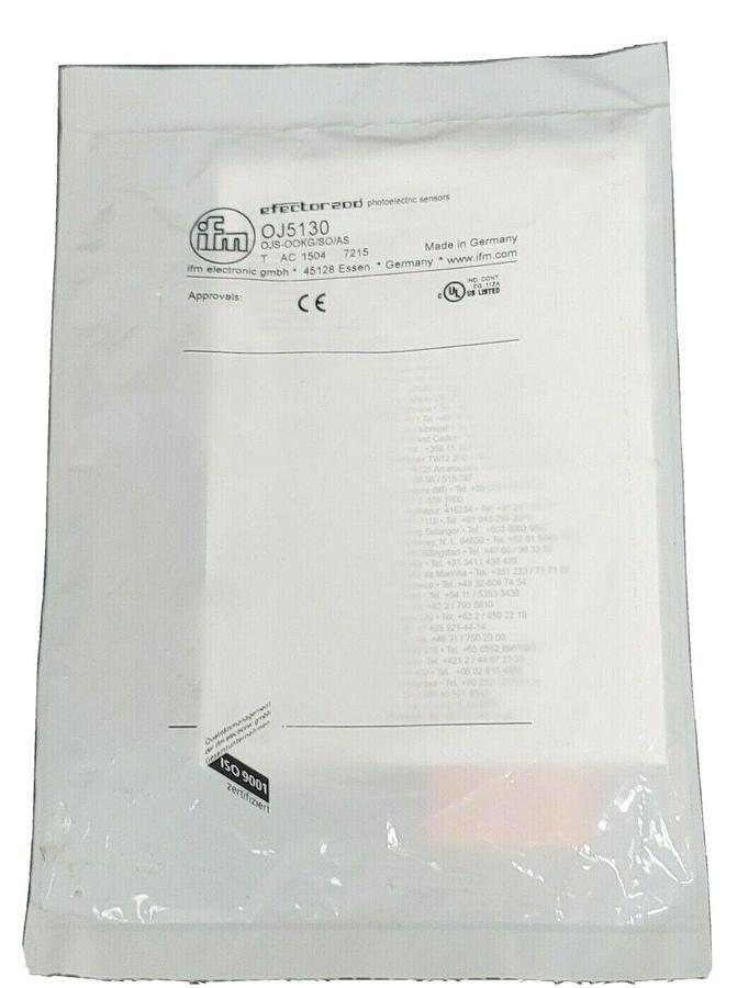 Used NEW IFM EFECTOR OJS-OOKG/SO/AS THROUGH-BEAM SENSOR TRANSMITTER OJ5130
