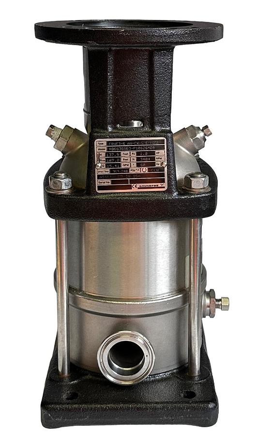 Used NEW GRUNDFOS A96636563-P10626408 CRNE3-6 AN-CX-G-E-HQQE PUMP ONLY 1HP 15.41GPM