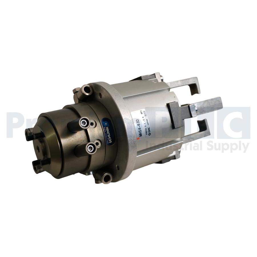 Used SCHUNK DDF 2-031-P2-E4 / DDF2-31-P2-E4 ROTARY FEED-THROUGH ID 323034 W/MHS4-63D